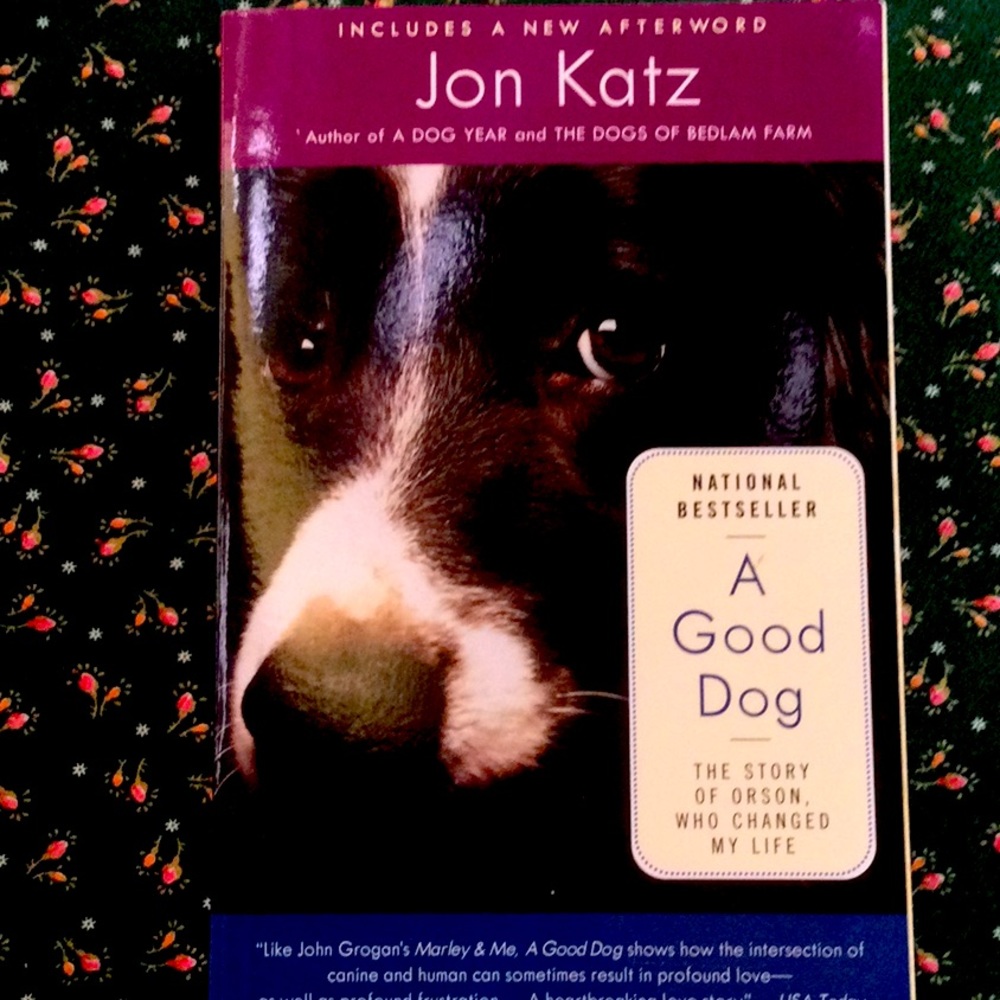 Jon Katz “A Good Dog” and human-pet relationships is a must for dog lovers.